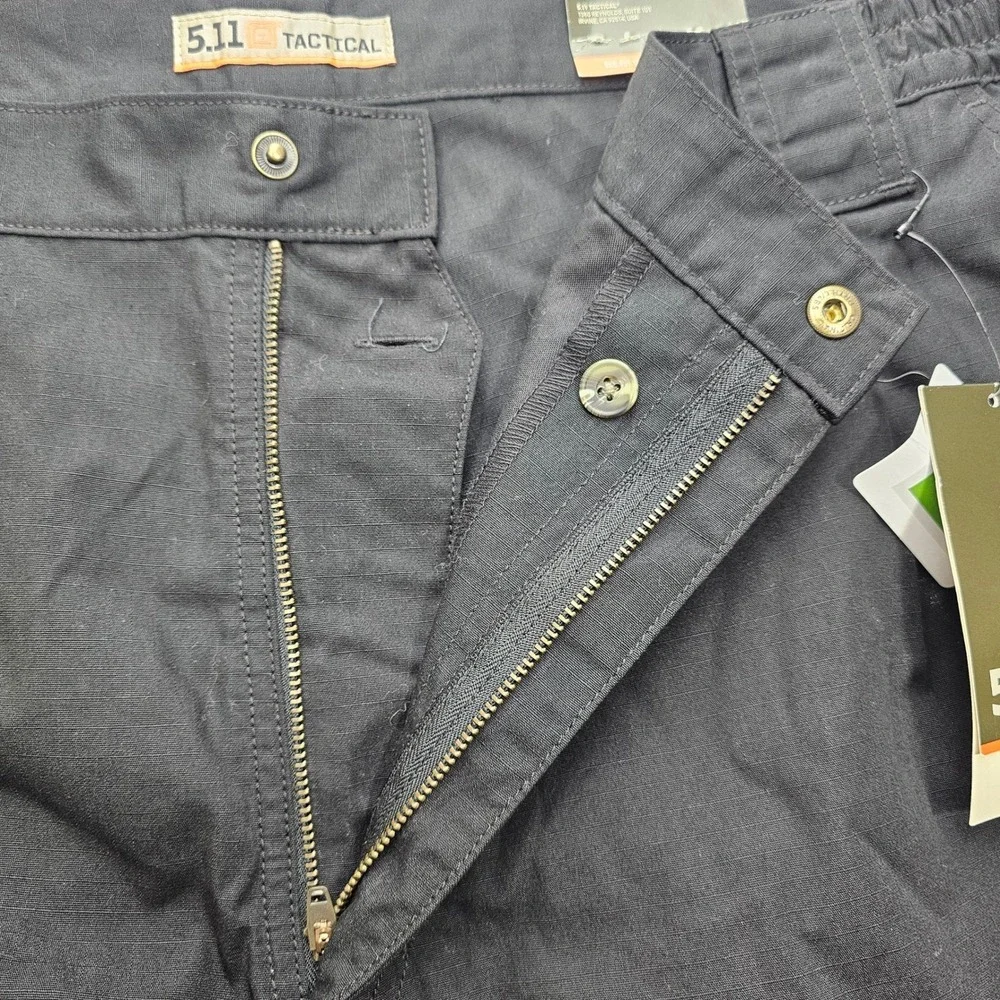 5.11 Tactical Mens Cargo Pants Black Ripstop‎ Workwear 44x32 New NWT 74251